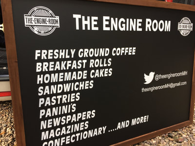 Chalk Boards for Market Harborough's 'The Engine Room' Cafe