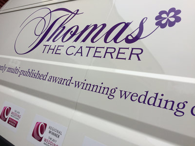 Thomas The Caterer - Award Winning Wedding Caterers of Leicestershire - Van Signwriting & Design